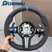 Volant en Suède avec Garniture en Carbone d'Usine pour BMW F01 F07 F10 F20 F22 F30 F31 F32 F35 M5 F87 M3 F80 F82 F90 X5 F15 F16 F36 F32