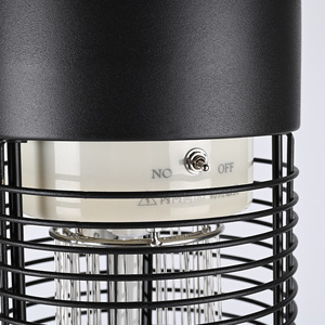 Lámpara Antimosquitos UV para Exteriores, 220V, Trampa Eléctrica para Insectos, Control de Plagas de Jardín, Acero Inoxidable Negro - Product Image 2