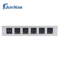 Multiprise simple avec prise USB encastrée, prise standard UK/US/EU/AU, prise encastrée pour bureau, table de cuisine