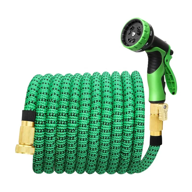 Hose Stretching Garden Water Gun For Watering Lawn Hose Spray Water Nozzle Gun Car Washing Cleaning Lawn Plastic Sprinkle Tools