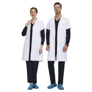 Uniforme médico <span class=keywords><strong>de</strong></span> bata blanca <span class=keywords><strong>de</strong></span> gama alta, uniforme <span class=keywords><strong>de</strong></span> <span class=keywords><strong>trabajo</strong></span> <span class=keywords><strong>de</strong></span> cirugía plástica oral y dental y médico estético, abrigo blanco - Product Image 6