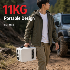เครื่องแปลงไฟลิเธียมไอออนแบบคลื่นไซน์ดัดแปลง 300W 1000W ชาร์จเร็ว พร้อมเต้ารับไฟฟ้ากระแสตรงและกระแสสลับ สำหรับใช้ในบ้าน ฉุกเฉิน สำรองไฟรถยนต์ คอนโทรลเลอร์ RV พอร์ตจ่ายไฟ ไฟฉาย - Product Image 2
