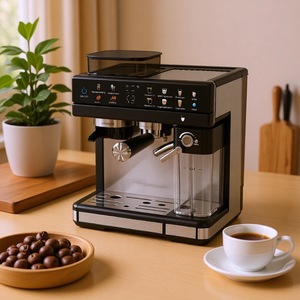 เครื่องชงกาแฟแบบ Bean-to-Cup 20 ระดับการบด ความจุน้ำ 2.6 ลิตร ความจุนม 500 มล. ปั๊มคู่ หม้อต้มน้ำ ของขวัญคริสต์มาสสำหรับครอบครัว เครื่องชงเอสเพรสโซ่ H - Product Image 2
