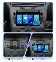 Autoradio Android 2din 7 pouces Lecteur audio-vidéo pour Opel Antara Astra Vectra C Vivaro Tigra Twintop Carplay Navigation GPS