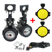 HYNBYZJ Phares antibrouillard de moto améliorés, feux auxiliaires plus lumineux 40W 6000K 4300K pour BMW R1200GS F800GS F700GS F650 K1600