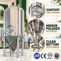 Cuve de Fermentation en Acier Inoxydable 100L 500L 1000L 2000L 5000L pour Équipement de Traitement de la Bière, du Vin et des Boissons
