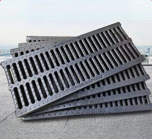 Placas de cubierta de rejilla de drenaje de Metal resistente de estilo moderno Material de acero duradero para parques de villas al aire libre - Product Image 6