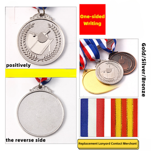 Médailles sportives personnalisées Or Argent Bronze Football Basketball Taekwondo Course à pied Supports de médailles Fabricants de médailles de compétition - Product Image 5
