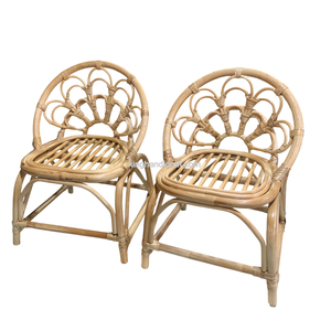 Silla Infantil Moderna Hecha a Mano de Mimbre para Eventos, Fiestas de Cumpleaños, Silla de Bebé de Mimbre Natural, Asiento Infantil Elegante y Ecológico - Product Image 3