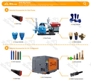 Impianto di Perforazione per Pozzi d'Acqua XL <span class=keywords><strong>DRILL</strong></span> con Pompa Diesel da 200 350 600 800 1000m - Product Image 6