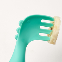 Ensemble de couverts pour bébé dinosaure mignon, fourchette et cuillère, vaisselle de dessin animé pour enfants de qualité alimentaire, portable pour les sorties