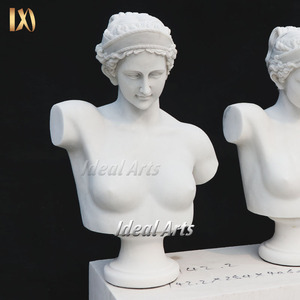 Busto de la <span class=keywords><strong>Diosa</strong></span> <span class=keywords><strong>Hera</strong></span>, Clásico, de Mármol Blanco, Escultura Neoclásica Griega Tallada a Mano, para Decoración del Hogar y la Biblioteca - Product Image 2