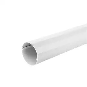 Custom Length Sturdy Firm Installation 125mm Diameter Wire Cable White Pvc Pipe Tube