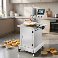 Machine entièrement automatique de formage de coques de tarte, équipement de production de coques de tarte aux œufs en pâte feuilletée