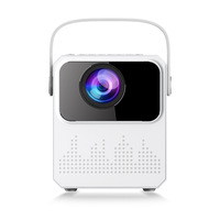 Mini Proyector Android Portátil con Pantalla LCD, Altavoces Integrados, WiFi, Cine en Casa para Habitaciones y Viviendas