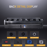 Nouvelle tête mobile à faisceau laser RGB+RGB 6x500mW Shehds, lumière laser, faisceau laser, éclairage de scène pour mariage, boîte de nuit
