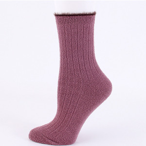 Women Solid Color Winter Thick <strong>Warm</strong> Indoor Floor Wool Touch SoftT <strong>Fuzzy</strong> <strong>Socks</strong> Women - Product Image 6