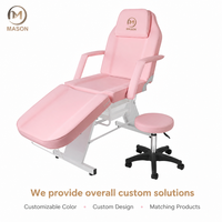 Table de massage professionnelle pliable en cuir PU, multifonctionnelle, pour salon de beauté, spa, tatouage, salle de bain, portable