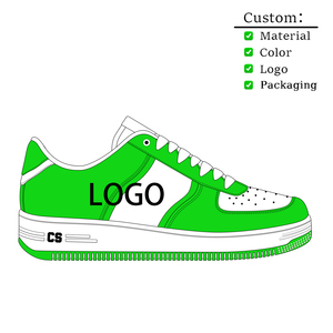 高品質メンズ本革スニーカーレースアップウォーキングシューズカスタマイズロゴスポーツシューズオールシーズン - Product Image 4