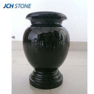 Черно-серый гранитный надгробный камень вверх правый памятник - Product Image 5