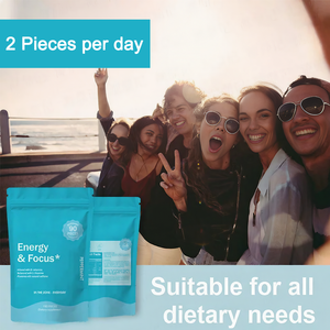 ยาเม็ดแอล-ธีอะนีนผสมคาเฟอีน OEM สำหรับเพิ่มพลังงานและสมาธิ รสไอซ์เปปเปอร์มินต์ แบบเม็ดอม สำหรับคนทานมังสวิรัติ อาหารเสริมเพิ่มความสดชื่นสมองสำหรับการออกกำลังกายและการเรียน - Product Image 3