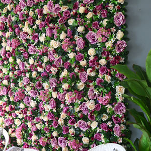 Parete Floreale 3D Personalizzata Moderna ed Ecologica per Decorazioni Nuziali Interne, in Seta e Plastica, 40x60cm, Sfondo Scenico con Rose - Product Image 6