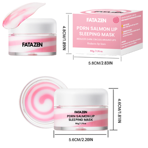 FATAZEN Soin des lèvres Anti-sécheresse Baume nourrissant hydratant Blanchissant la peau Marshmallow Niacinamide PDRN Masque de nuit pour <span class=keywords><strong>les</strong></span> lèvres - Product Image 6