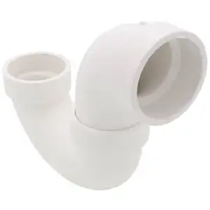 Acessórios de encanamento de drenagem de PVC P de 1 polegada 2 polegadas 3 polegadas branco personalizado flexível