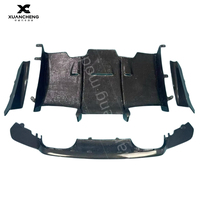 Diffuseur arrière en fibre de carbone sèche SPC 2014-2020 pour BMW M3 M4, kit de lèvre arrière en fibre de carbone préimprégnée pour BMW M3 M4 F80 F82 F83