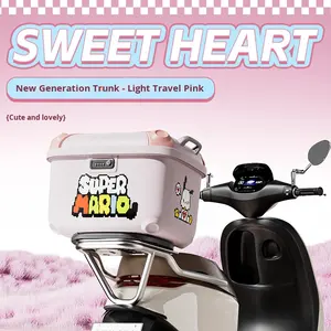 Nouveau coffre de Scooter électrique en plastique ABS/PP 36L stockage de grande capacité pour Ninebot et boîte de queue Compatible - Product Image 5