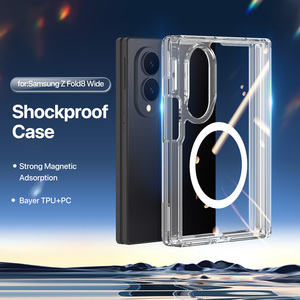 Custodia Magnetica Trasparente <span class=keywords><strong>Dux</strong></span> Ducis per Samsung Galaxy Z Fold 8 Ultra, Compatibile con Ricarica Wireless, Cover Cristallina - Product Image 2