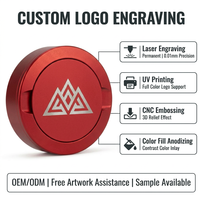 Servicio CNC, Latas de Snus de Aluminio Personalizadas, Anodizadas y Moleteadas, Caja de Snus al por Mayor, Logotipo Grabado con Láser, Fábrica OEM