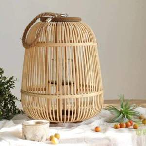 Nueva Linterna de Bambú Natural Hecha a Mano, Lámpara de Bambú con Asas, al Precio de Fábrica, Linterna Decorativa, Lámpara - Product Image 1