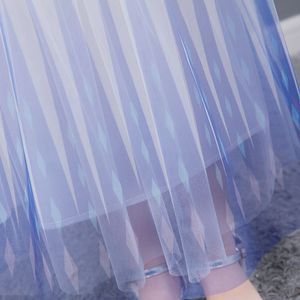 K11 Ragazze Nuovo <span class=keywords><strong>Elsa</strong></span> <span class=keywords><strong>2</strong></span> Principessa del Vestito Dei Bambini All'ingrosso Ultime Abito Lungo di Disegno Della Ragazza Del Partito di Halloween del Vestito - Product Image 4