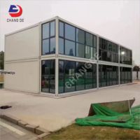 Maisons mobiles préfabriquées en acier léger de conception moderne, maisons modulaires pour chambre à coucher ou usage hôtelier, villas modernes