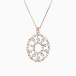 จี้เพชรทองคำ 14K คุณภาพสูงสำหรับผู้หญิง สวมใส่ได้ทุกวัน ผลิตโดยผู้ผลิตเครื่องประดับชั้นดี รับออกแบบตามสั่ง OEM - Product Image 1