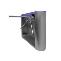 Torniquete de tres rodillos para acceso peatonal, sistema de control de acceso con reconocimiento de código sanitario para obras de construcción, modelo 304