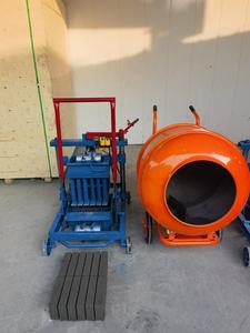La máquina de fabricación de ladrillos móvil pequeña más popular está equipada con un pequeño mezclador de tambor que se puede utilizar para múltiples propósitos. - Product Image 4