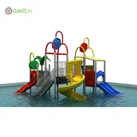 Achtertuin Waterglijbaan Park Volwassenen China Kinderen Achtertuin Spelletjes Kids Zwembad Speeltuin Apparatuur Met Speelgoed Voor Verkoop JMQ-005111