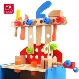 Simulation en <span class=keywords><strong>bois</strong></span> pour enfants, jeu de rôle éducatif pour jouer au jardin, jouet pour faire semblant de bricoler - Product Image 2
