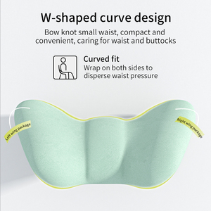 Không có moq Bộ nhớ thoáng khí bọt vòm thắt lưng hỗ trợ gối, trở lại chỗ ngồi hỗ trợ đệm xe đệm - Product Image 4