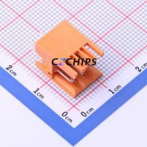 KF2EDGEV-3.5-2*3P Plug-in Terminal Block Through hole,P=3.5mm Connector Board-to-Board / Socket - Open 2x3P 3.5mm Orange - Product Image 1