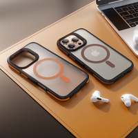 Nouvelles Coques de Téléphone en Silicone Mat avec Protection d'Objectif pour iPhone 16 15 14 13 12 11 Pro Max – Étui Magnétique pour Téléphone Portable