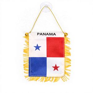 Mini Bandera de Panamá 4.5"X5.5" 1200 Piezas 100DZ/CS Modelo 75845 - Product Image 1