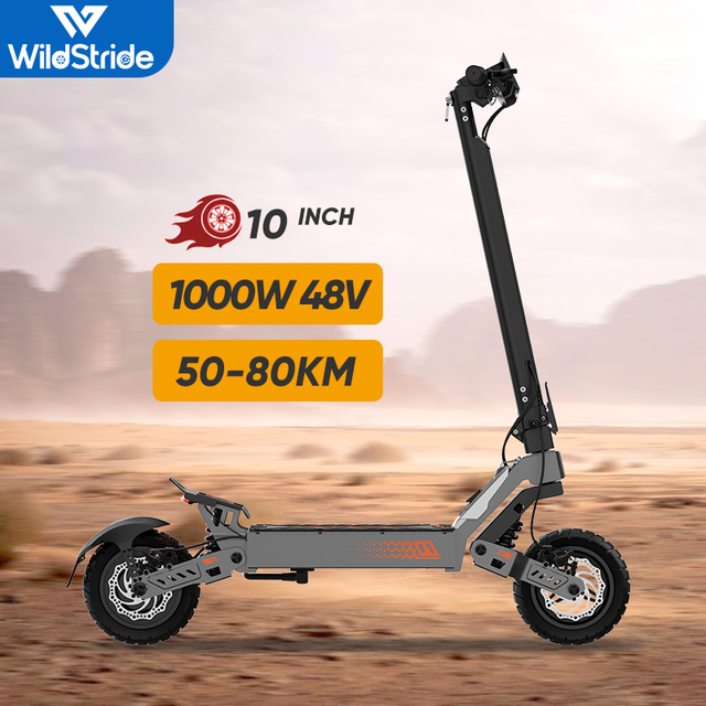 Foldable Electric Scooter with 1000W 48V for Adult Mobility Electric Scooter with Digital Sensor Designed for Off-road Use