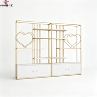 Étagère de rangement multifonctionnelle pour sol, vitrine de haute qualité, présentoir en fer forgé pour cosmétiques, idéal pour centres commerciaux et supermarchés