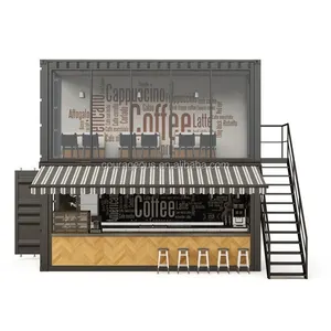 shipping container restaurant 20ft import design container coffee shop
