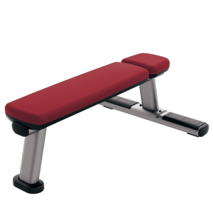 Banco de entrenamiento plano de alta resistencia para entrenamiento de fuerza Marco de acero duradero con cómodas máquinas de selección de carga de pines de relleno - Product Image 4