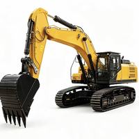 Excavatrice SY870H 377 kW, capacité de godet 5,0-6,5 m³, force de levage 370 kN pour le chargement de camions en carrière de pierres et l'excavation en vrac