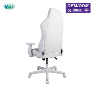 Ghế chơi game WS7771 cao cấp, thiết kế cổ điển, màu trắng, chất liệu da PU, ghế chơi game OEM, ghế rung, ghế chơi game - Product Image 2